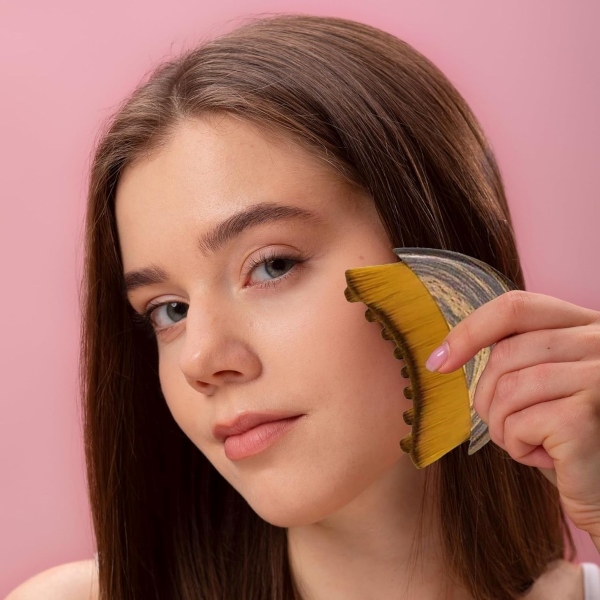 Spazzola per massaggio linfatico viso | DRENAGLO