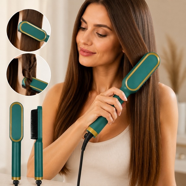 Piastra e pettine per capelli in ceramica | LISSEYA